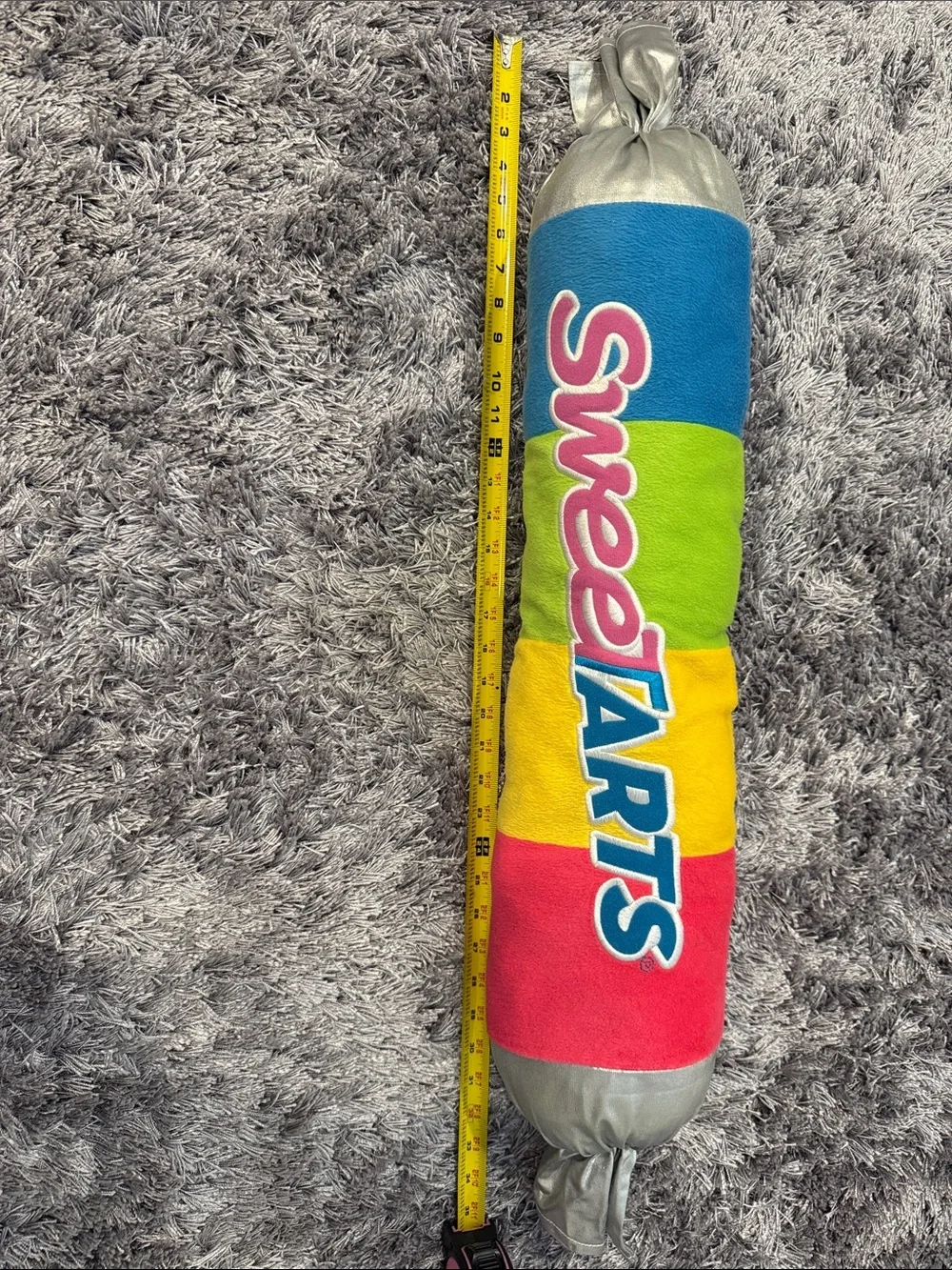 SweesTARTS Plush Bolster Pillow - Bright Multi